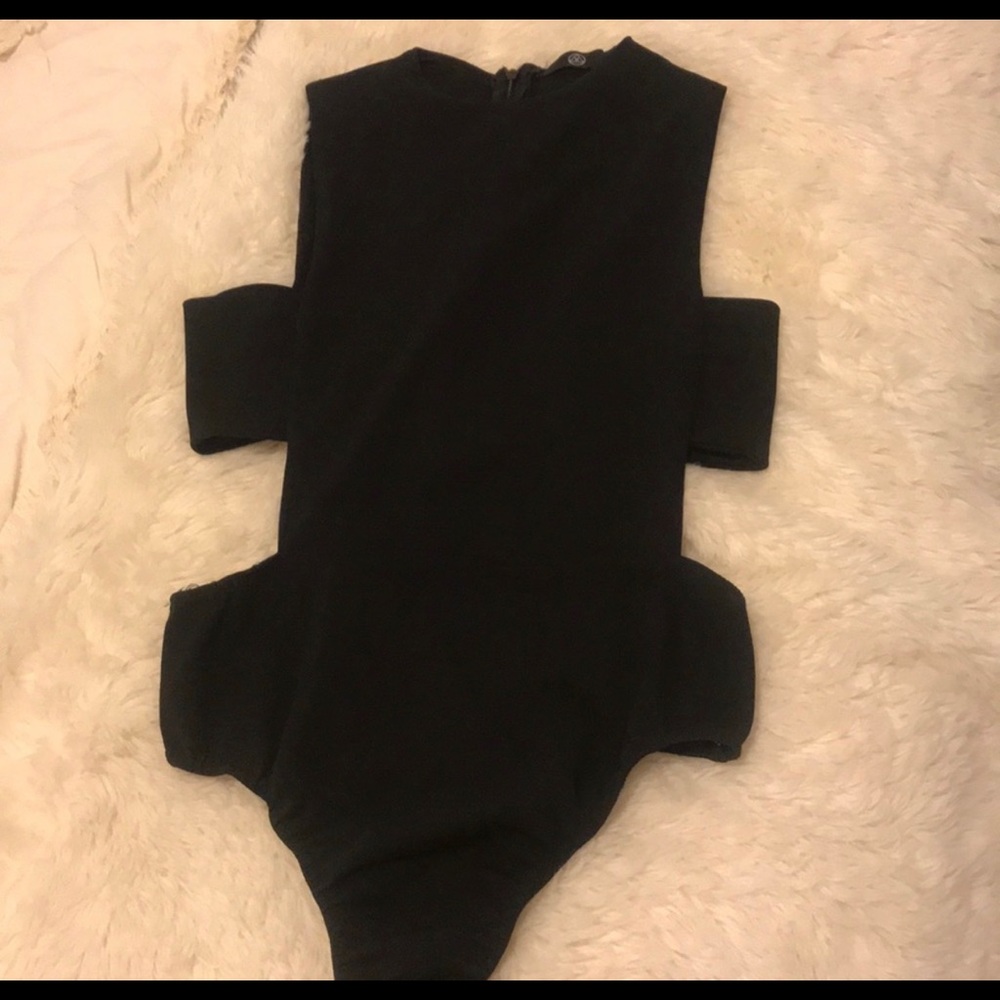 Misguided black cutout bodysuit